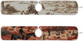 2 PCS Kitchen Sink Splash Guard 30 Inch Faucet Mat for Kitchen Sink Bathroom Sink Faucet Absorbing Drip Drain Mat Pad Microfiber Soft Washable Brown Red Cowboys Horses Cactus Desert