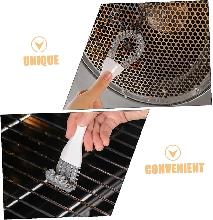 2pcs Multifunctional Kitchen Cleaning Brush Set, Crevice Cleaning Brush with U-Shaped and Angled Heads, Stubborn Stain Remover for Stove, Grill, and Narrow Gaps, Household Scrub