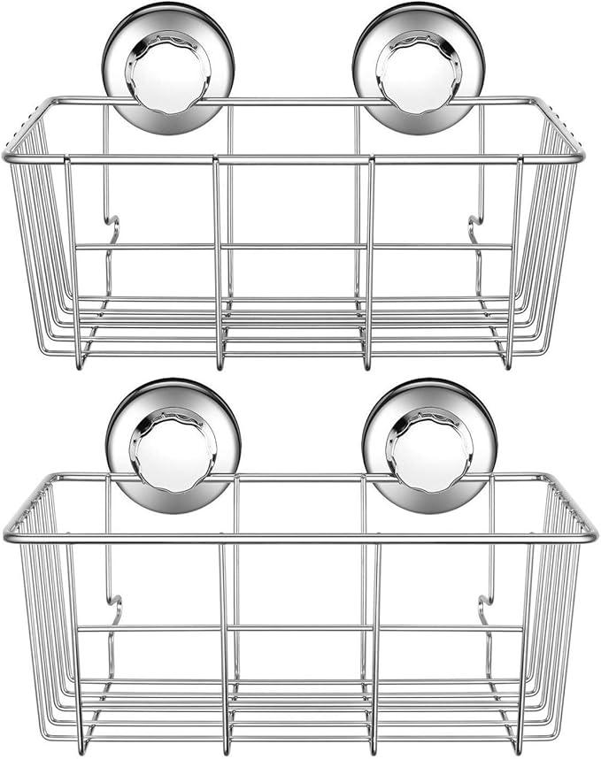 SANNO Powerful Suction Cups Replacement for Shower Caddy, Soap Holder, Robe & Towel Hooks - 8 Suction Cups