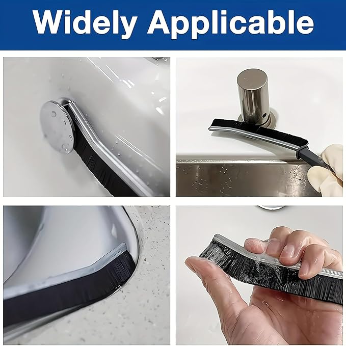 Gap Cleaning Brush Set – 5pcs Hard Bristle Crevice Brushes for Kitchen & Bathroom Tiles, Sink Edges, Window Tracks, Tight Corners, Multi-Purpose Tile & Faucet Cleaning
