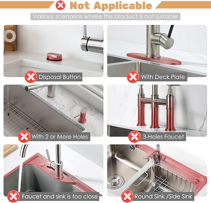 20''x4.8''Long Stone Faucet Mat for Kitchen Sink,Diatomite Quick Dry Kitchen Sink Splash Guard,Drying Stone Sink Tray,Super Absorbent,Sink Stone Quick Dry Around Faucet For Bathroom Counter-Light Grey