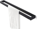 Black Towel Bar, Towel Shelf for Bathroom, Single Towel Holder 24 Inch Wall Mounted, Square Contemporary Bath Towel Rod, Matte Black, 073070-MB Ler Series