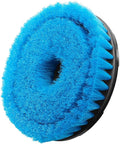 RYOBI 6-inch Soft Bristle Brush Accessory for P4500 and P4510 Scrubber Tools, Green