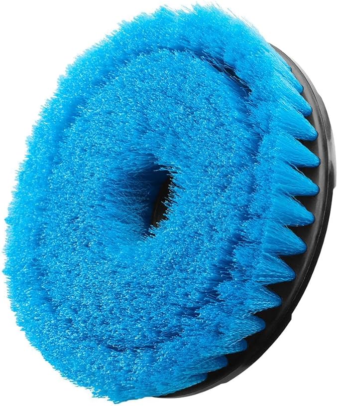 RYOBI 6-inch Soft Bristle Brush Accessory for P4500 and P4510 Scrubber Tools, Green