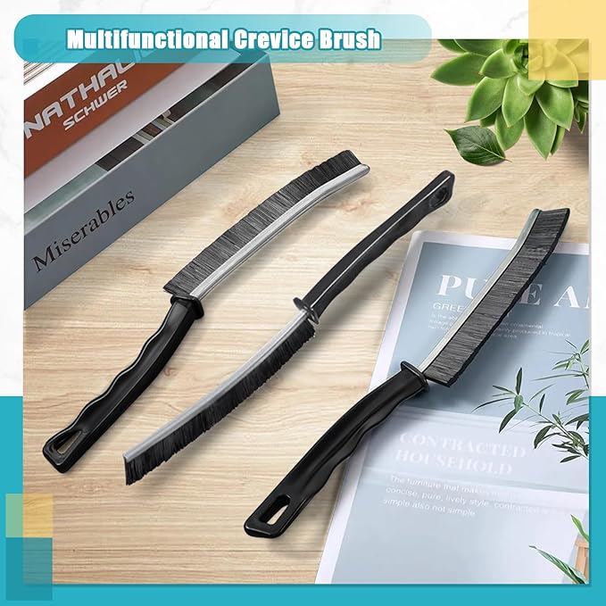 5 Pcs Hard Bristle Crevice Cleaning Brush - Gap Cleaning Brush for Bathrooms, Kitchens, Windows Multifunctional Window Slots, and Brushes,Used for Cleaning Gaps
