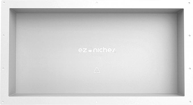 USA - Ready for Tile Niche Preformed Bathroom Recess It Shower Shampoo Shelf (16" X 32")