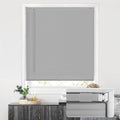 LazBlinds No Tools No Drill Cordless 1" Vinyl Mini Blinds, 100% Privacy S-Curve Blinds for Indoor Windows, Room Darkening Horizontal Window Blinds and Shades for Home, 24" W x 64" H, Grey