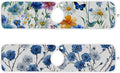 2 PCS Kitchen Sink Splash Guard 23.6 Inch Faucet Mat for Kitchen Sink Bathroom Sink Faucet Absorbing Drip Drain Mat Pad Microfiber Soft Washable Watercolor Blue Cornflower Daisy Butterflies