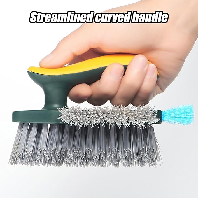 Crevice Cleaning Tool,Scrubber Cleaner Tool,with Ergonomic Handle Narrow Cleaning Brush | for Shower Kitchen Floor Tub Grout Household Countertop