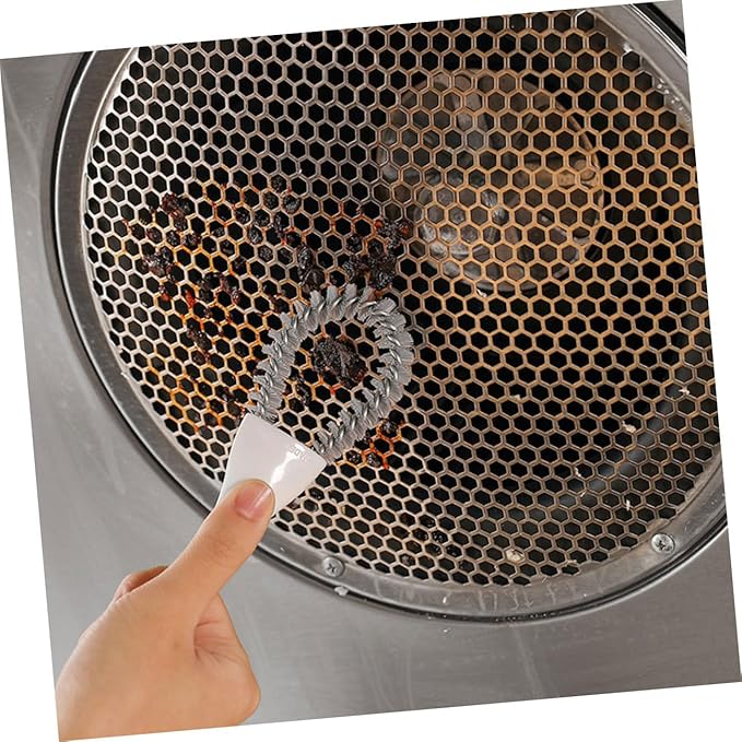 GLEAVI 2pcs Grout Cleaner Grip Brush and Crevice Cleaning Brush Tool Set Stiff Bristle for Window Tracks Stove and BBQ Grill Cleaning Household Multi-use Tight Area Cleaner
