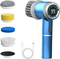 Electric Bathroom Scrubbing Brush - Rechargeable Spin Scrubber for Bathtub, Shower, & Tiles, Handheld & Easy to Use.