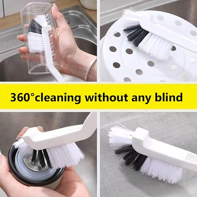 10 Pcs Crevice Cleaning Brush Set Multifunctional Gap Cleaning Brush for Household Use-Kitchen Kitchen Hood Window Track Vehicle Faucets Tile Grout Crevice Hearth (10pcs)