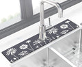 Kitchen Sink Splash Guard Faucet Mat -1 PC Super Absorbent Fast Drying Mat Sink Gadgets-Splash Guard Behind Faucet Drip Catcher for Kitchen, Bathroom,Sink Mat, Dish Drying Mat, Bathroom(23.5" X 5.5" )