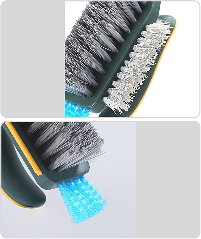 Crevice Cleaning Tool - Scrubber Cleaner Tool - with Ergonomic Handle Narrow Cleaning Brush,for Shower Kitchen Floor Tub Grout Household Countertop
