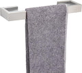 TocTen Bath Towel Rack - Square Base Thicken SUS304 Stainless Steel Towel Bar for Bathroom, Bathroom Bar Accessories Towel Rod Heavy Duty Wall Mounted Towel Holder (Brushed Nickel, 12 Inch)
