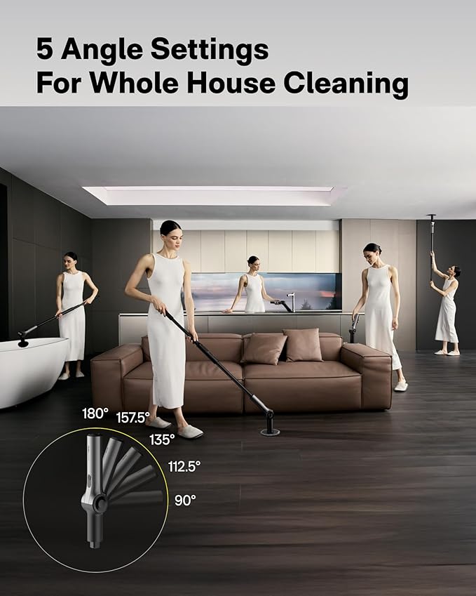 HOTO Flexi™ Cordless Electric Spin Scrubber + 3 Pcs Replacement Brush Heads + 4 Pcs Replacement Pads