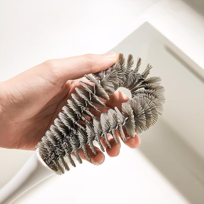 2 Pcs Cleaning Brush Small Scrub Brush for Cleaning Sink Scrub Brush with Handle, Bathroom Kitchen Edge Corner Grout Cleaning Brushes for Household Use, Window Track Cleaning Brush