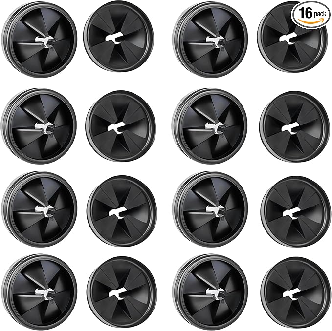 16 Pack 3 3/8 Inch Garbage Disposal Splash Guard - QCB-AM Replacement for InSinkErator Evolution & for Moen Models Silicone Splash Baffle with Noise Reduction, Leak-Proof Drain Protector Accessories