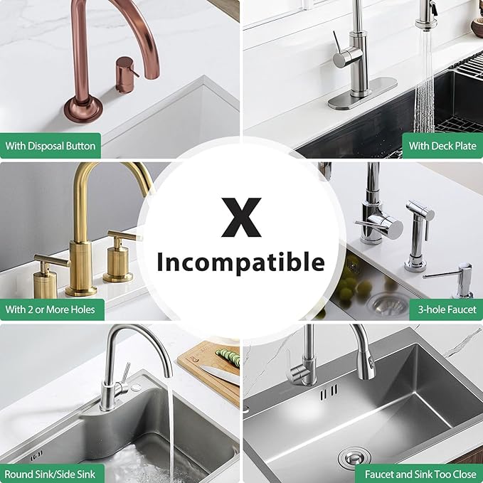 Shinowa Faucet Mat for Kitchen Sink, Diatomite Kitchen Sink Splash Guard, Quick Drying Water Stone for Kitchen Sink, Sink Splash Guard for Kitchen Bathroom,Included Sand Paper (Light Grey, 24'' x 4'')