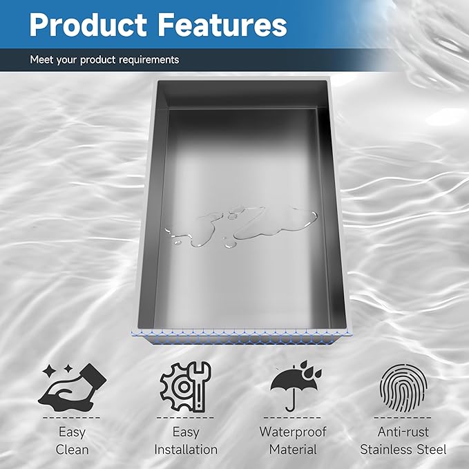 Shower Niche 18" X 12" Brushed Nickel, Stainless Steel Wall Niche Single Shelf Recessed Shower Shelf for Bathroom Storage, No Tile Needed Over Mount Installation