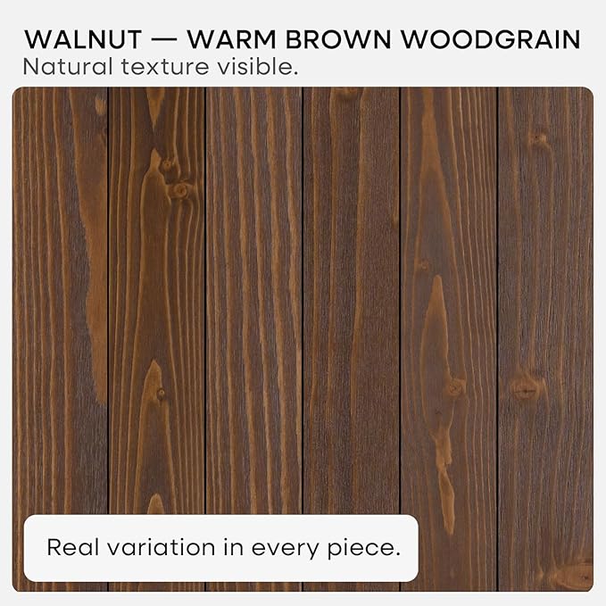 Homeforia Classic Walnut 60 inch Floating Shelf, High End Solid Real Wood Small 60inch Floating Shelves for Wall Mounted, 60in Floating Shelves, Heavy Duty Bracket, 60 X 6.5 X 1.75 inches, Set of 2