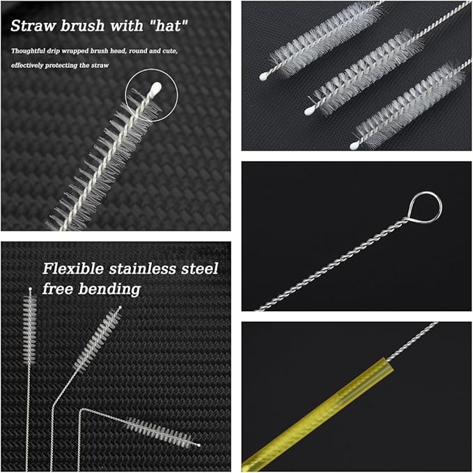 16PCS Crevice Cleaning Brush Set for Deep Cleaning Bathroom, Kitchen, Corner, Grout, Sink, Cup, Teapot, Blender, Bottle, Tight Spaces