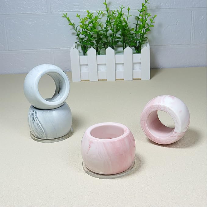 Small Ceramic Electric Toothbrush Holder Stand for Bathroom Vanity Countertop,Set of 2,Pink