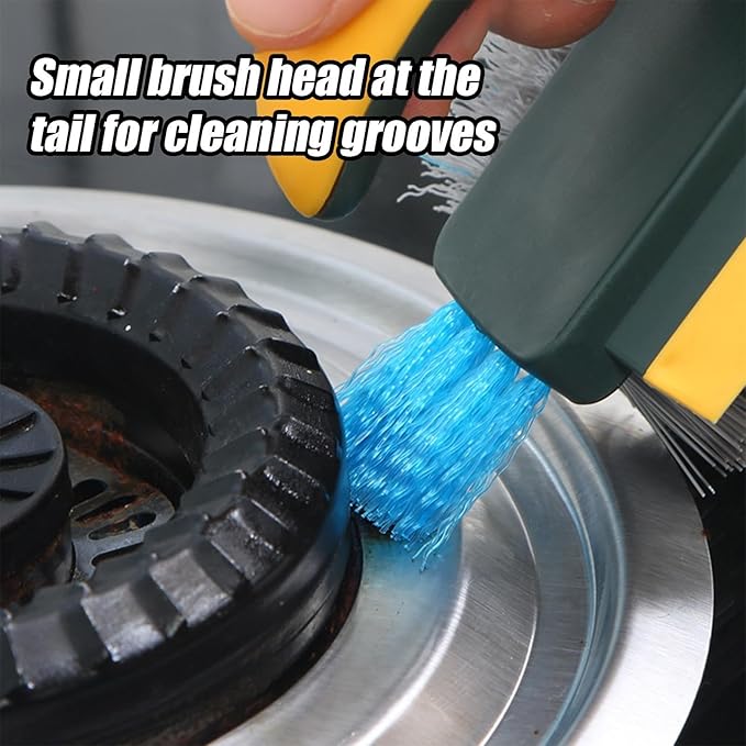 Crevice Cleaning Tool,Cleaner Scrubber | with Ergonomic Handle Narrow Cleaning Brush,for Shower Kitchen Floor Tub Grout Household Countertop