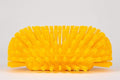 SPARTA Tank and Kettle Scrub Brush Heavy-Duty Tile Brush, Color-Coded and Handle Compatible (Sold Separately) for Optimal Access In Spacious Containers, Plastic, 5.5 X 9.5 Inches, Yellow