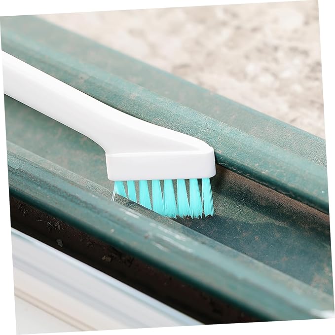 Generic 8-Piece Household Cleaning Brush Set Small Grout Cleaner Bottle Sill Cleaning Tool for Household Use Includes Detail Groove Cleaner