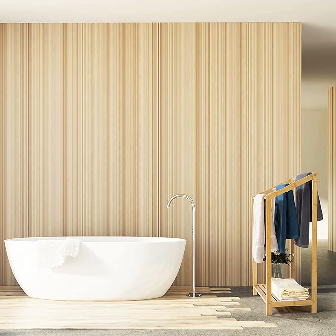HYNAWIN Bamboo 3 Tier Towel Rack for Bathroom, Freestanding Beach Towel with Storage Shelf, Poolside Rack with Bottom Organizer for Bath, Hand Towel, Laundry