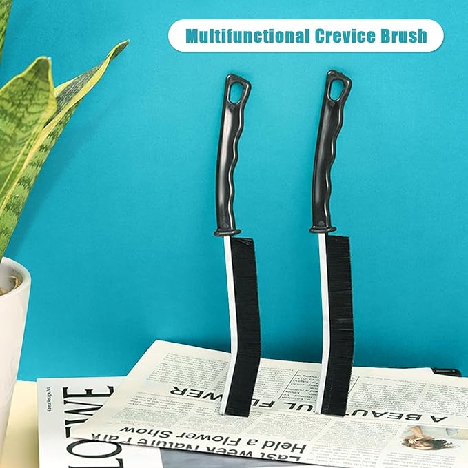 5 Pcs Hard Bristle Crevice Cleaning Brush - Gap Cleaning Brush for Bathrooms, Kitchens, Windows Multifunctional Window Slots, and Brushes,Used for Cleaning Gaps