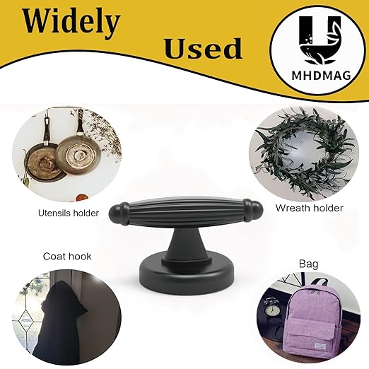 Magnetic Hooks Coat Magnet Hooks for Hanging,Magnetic Hooks Heavy Duty with Strong Magnet for Pot Holder,Grill,Refrigerator,Home,Kitchen,Workplace or Office.