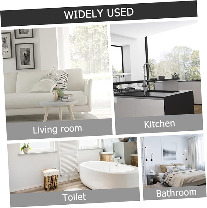 GLEAVI 2pcs Over Toilet Bathroom Organizer Wall Storage Rack Easy Install Quality Material