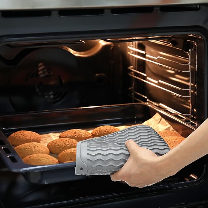 uxcell Silicone Dish Drying Mat for Kitchen Counter, 16 x 12" Dish Drying Pad Heat Resistant Non-Slip for Kitchen Countertop Coffee Mat, Gray