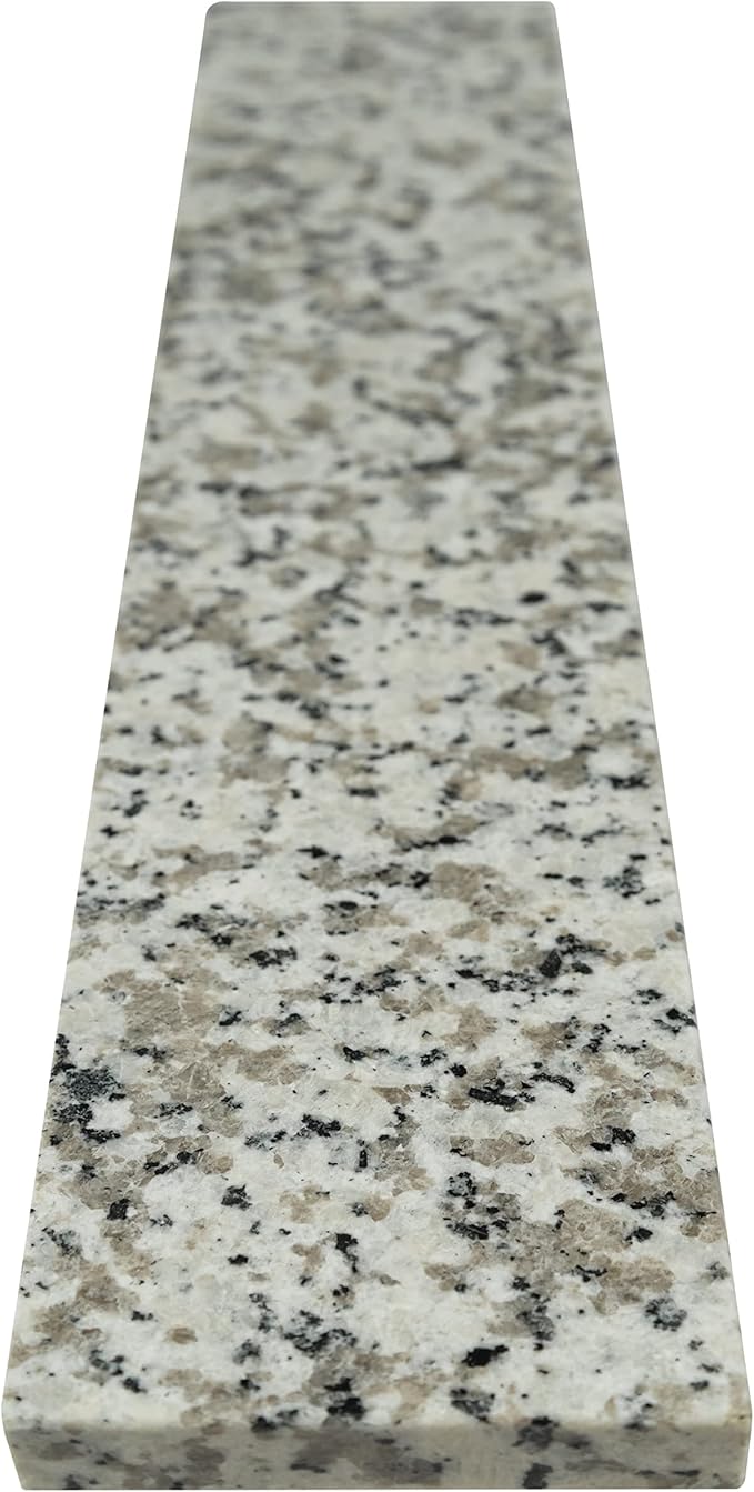 MSI Argento Grigio Vanity Top Sidesplash 21"x4"