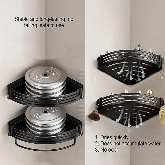 3-Pack, Shower Kitchen Organizer, Caddy Bathroom Caddy Waterproof Large Capacity Plastic Hanging Accessories Storage，A
