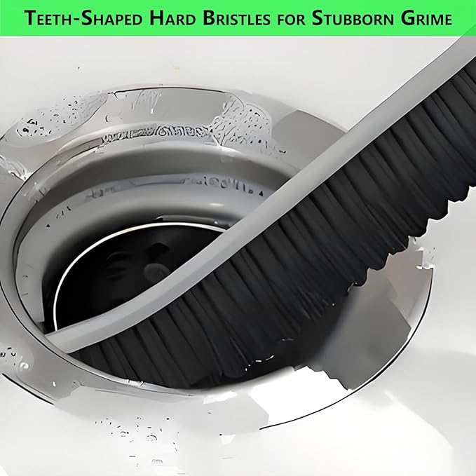Crevice Cleaning Brush Supplies with Teeth-Shaped Hard Bristles - 3Pcs Small Cleaning Brushes for Tight Spaces Tools,Gap Cleaning Brush Tools for Cracks/Kitchen/Bathroom Tiles/Grout