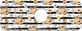 Faucet Draining Mat For Kitchen Sink, Striped Pumpkin Diatom Mud Absorbent Drain Pad For Bathroom Kitchen Sink Splash Guard Drying Mat