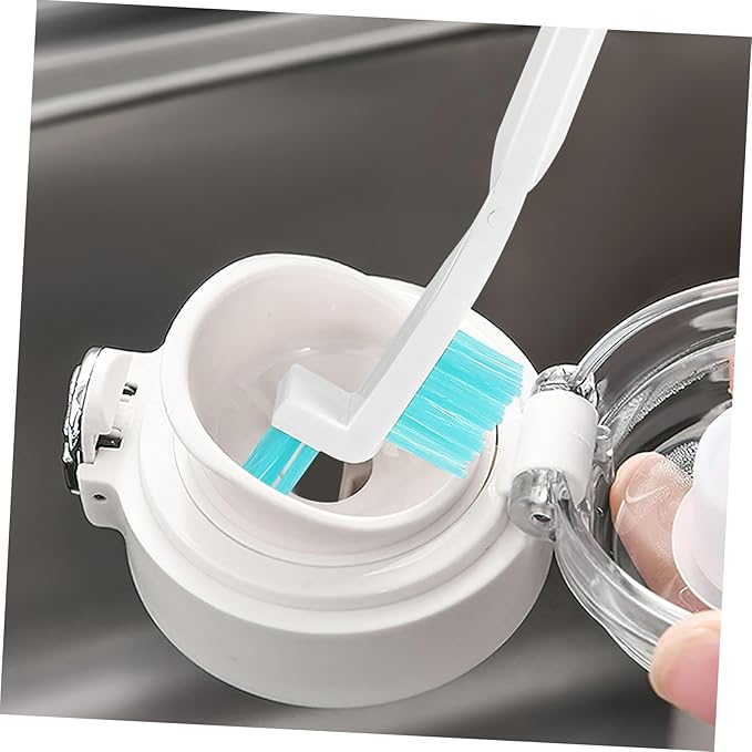 Household Cleaning Brush with Sturdy Bristles Multifunctional Crevice and Grout Scrubbers for Kitchen Bathroom Floors and Windows Lightweight with Hanging for Convenient Storage