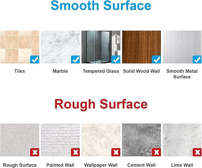 12 PCS Shower Caddy Adhesive Replacement Shower Shelves Adhesive Strip Pad Organizer Sticker Replacement Bathroom Heavy Duty Wall Mount Strong Sticky No Drilling Strong Transparent