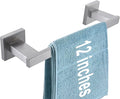LANC Hand Towel Bar for Bathroom Wall Mounted Brushed Nickel Bathroom Towel Ring 12-Inche Stainless Steel Towel Rod for Toilet Hand Towel Holder Towel Rack Towel Hanger, A9010BN-L3