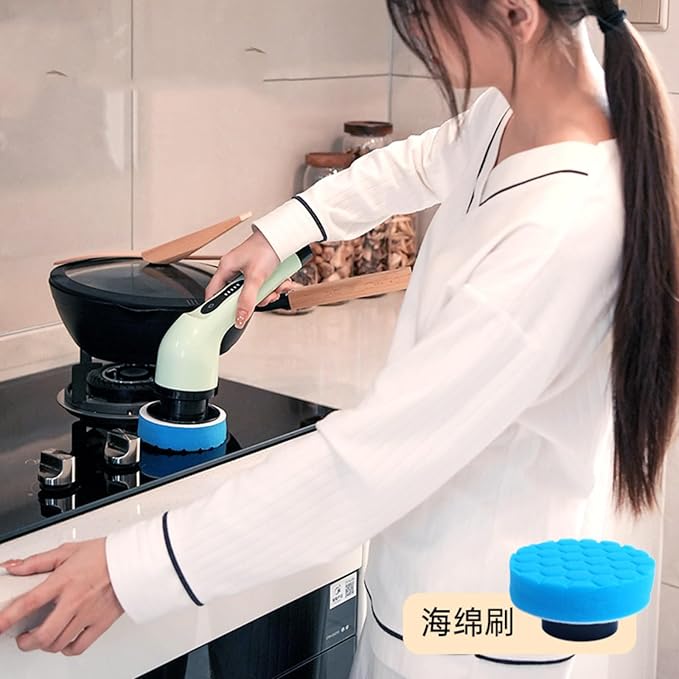 Electric Multi-Function Cleaning Brush - Suitable for Home Kitchen Bath Glass, Handheld, Powerful, Cordless Electric Multi-Function Cleaning Brush