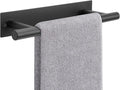 NearMoon Self Adhesive Hand Towel Holder/Towel Ring, Stainless Steel Hand Towel Bar Rustproof Stick on Wall-Towel Rack for Bathroom/Kitchen, Sticky and Wall Mounted (1, Matte Black)