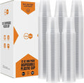 Turbo Bee 12oz Plastic Cups 300 Pack，Disposable Clear Drinking Cups for Home, School, Office & Events，Transparent Tumblers for Drinks, Samples & Commercial Use
