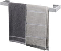 TocTen Bath Towel Rack - Square Base Thicken SUS304 Stainless Steel Towel Bar for Bathroom, Bathroom Bar Accessories Towel Rod Heavy Duty Wall Mounted Towel Holder (Polish Chrome, 20 Inch)