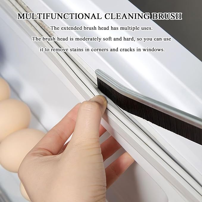 Crevice Cleaning Brush | Hard Bristle Crevice Cleaning Brush | Multifunctional Cleaning Brush | Grout Cleaner Brush | Bathroom Gap Brush (3 PCS)