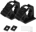 SINOKING Rubber Clamp Shovel Mount, Rubber Holder for Tools & Equipment up to 1" in Diameter, Heavy-Duty Pole or Shovel Clamp for Boat, Truck, ATV, Wall Mount or MOLLE Panel – (Pack of 2)