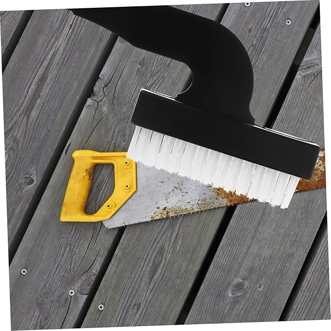 Rust Removal Nylon Brush Head Electric Saber Saw Attachment for Surface Cleaning Abrasive Tool for Tile Floor Mud Wall Putty High Hardness Rust Cleaner Compatible with