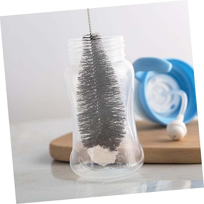 2pcs Bottle Cup Glass Bottle Cleaning Brush Set Multi-Functional Water Cup Brush Grout for Kitchen Cleaning